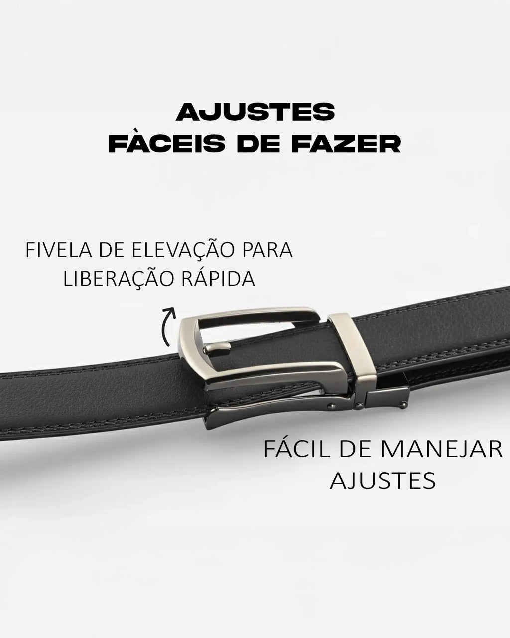 Cinto de couro ajustável 2.0