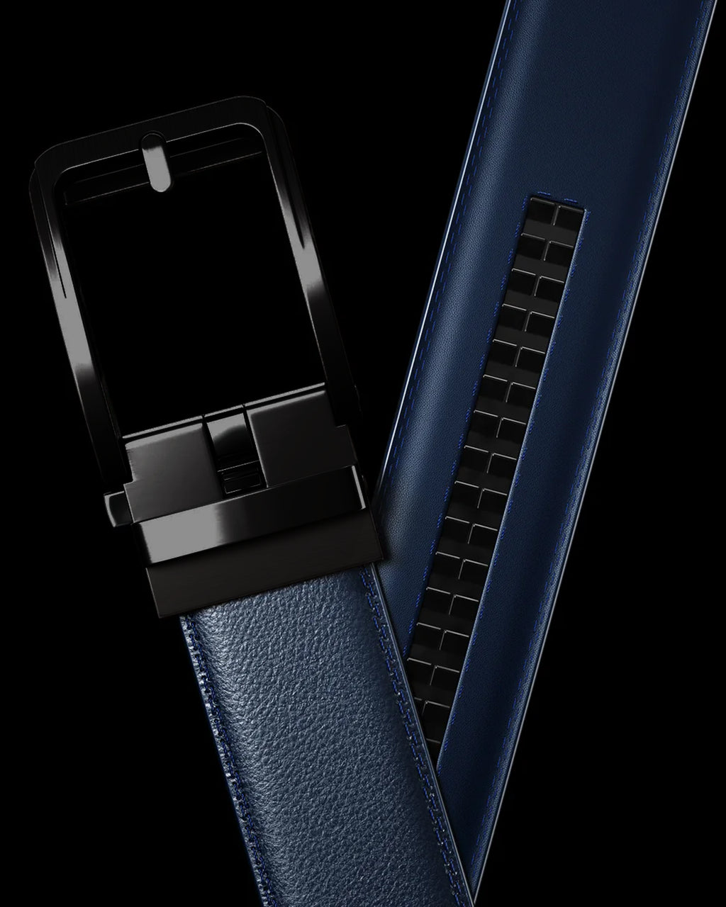 Cinto de couro ajustável Black edition