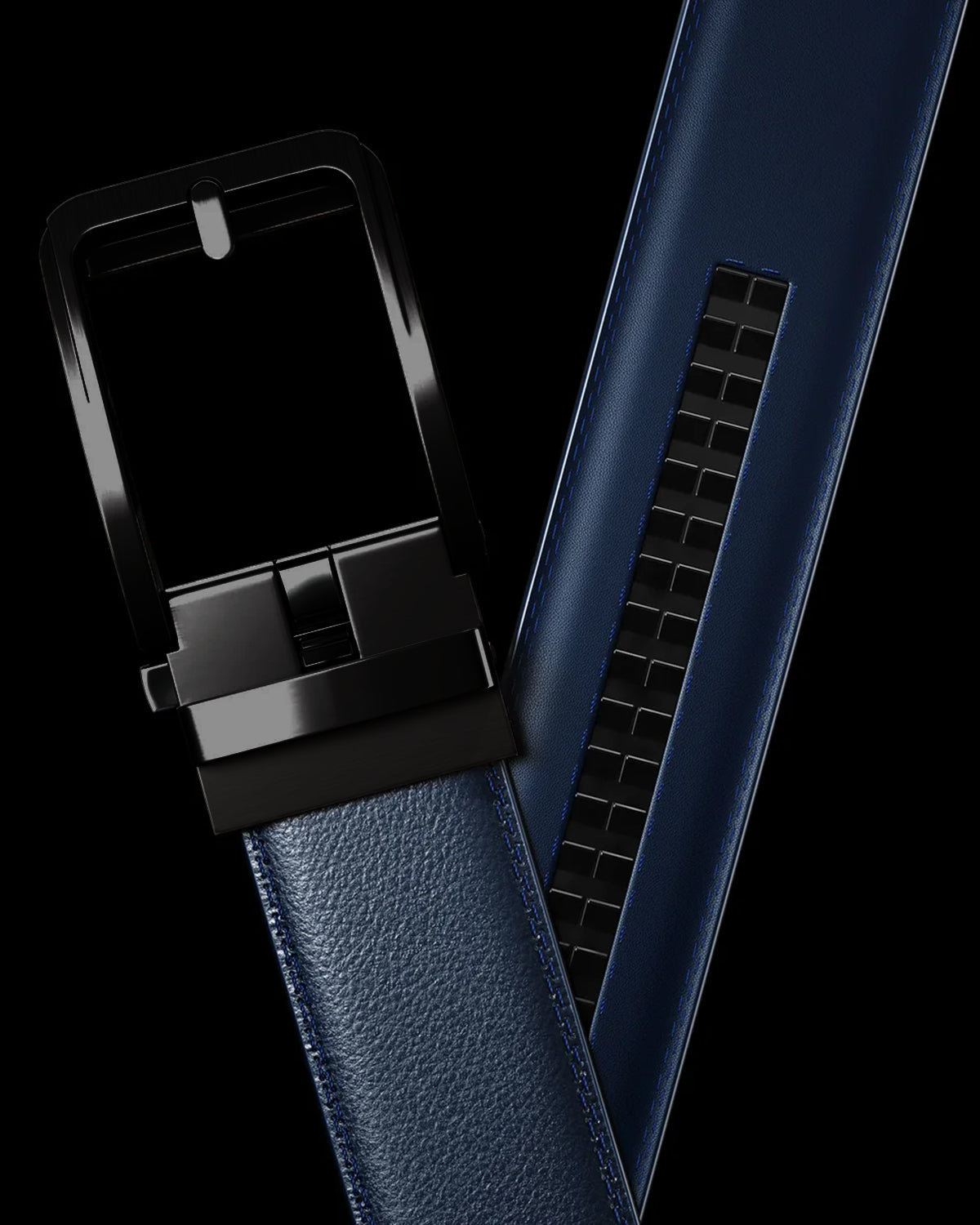 Cinto de couro ajustável Black edition