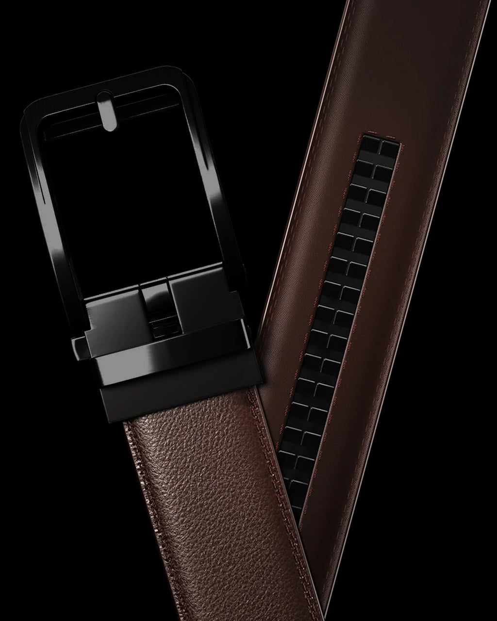 Cinto de couro ajustável Black edition