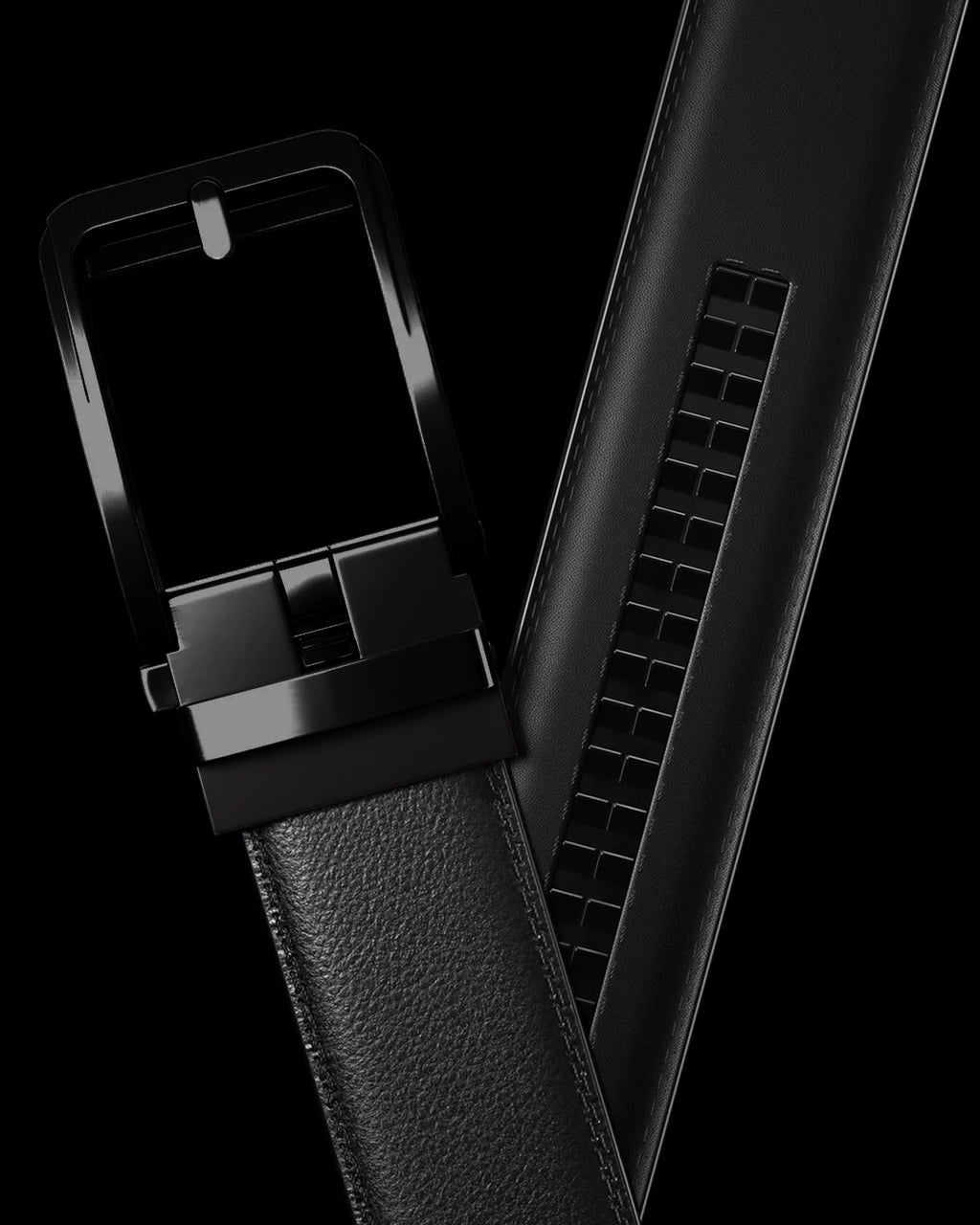 Cinto de couro ajustável Black edition