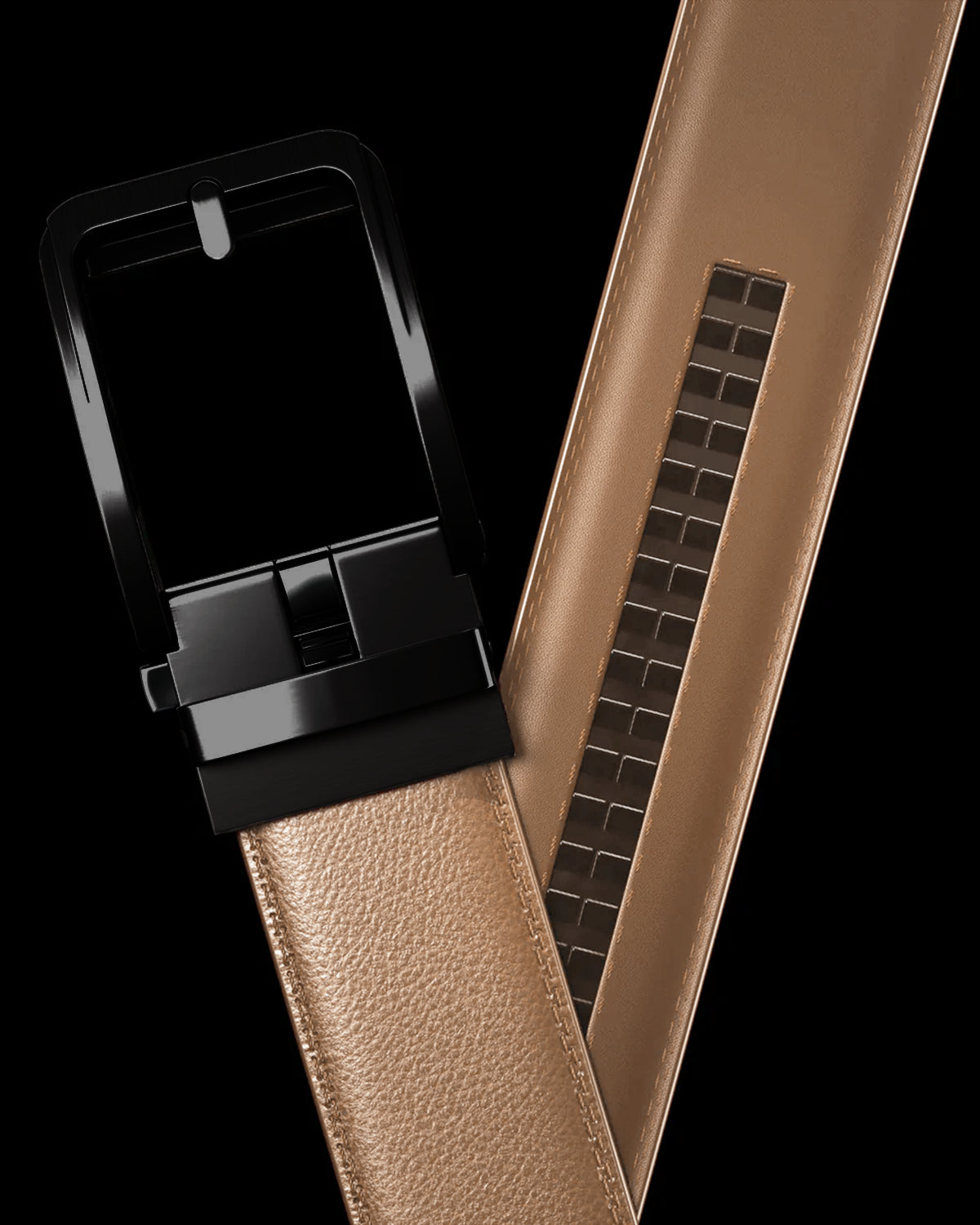 Cinto de couro ajustável Black edition