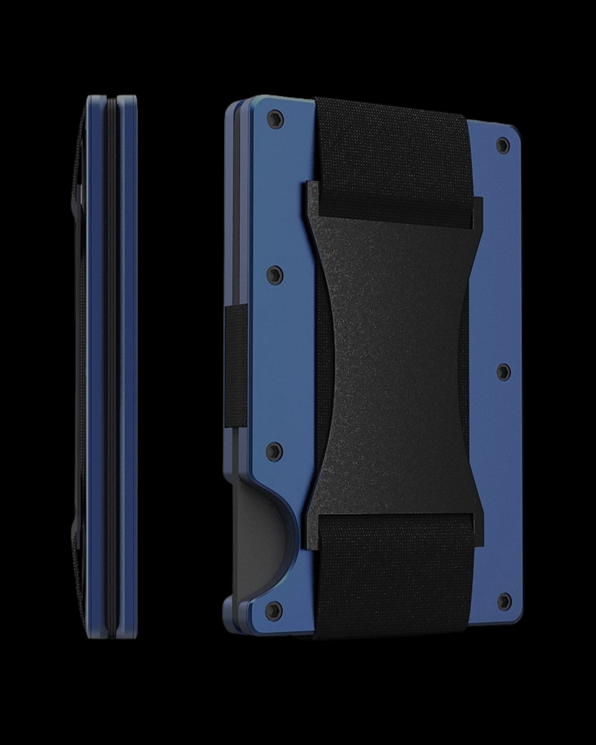 Porta-cartões em alumínio anti-RFID