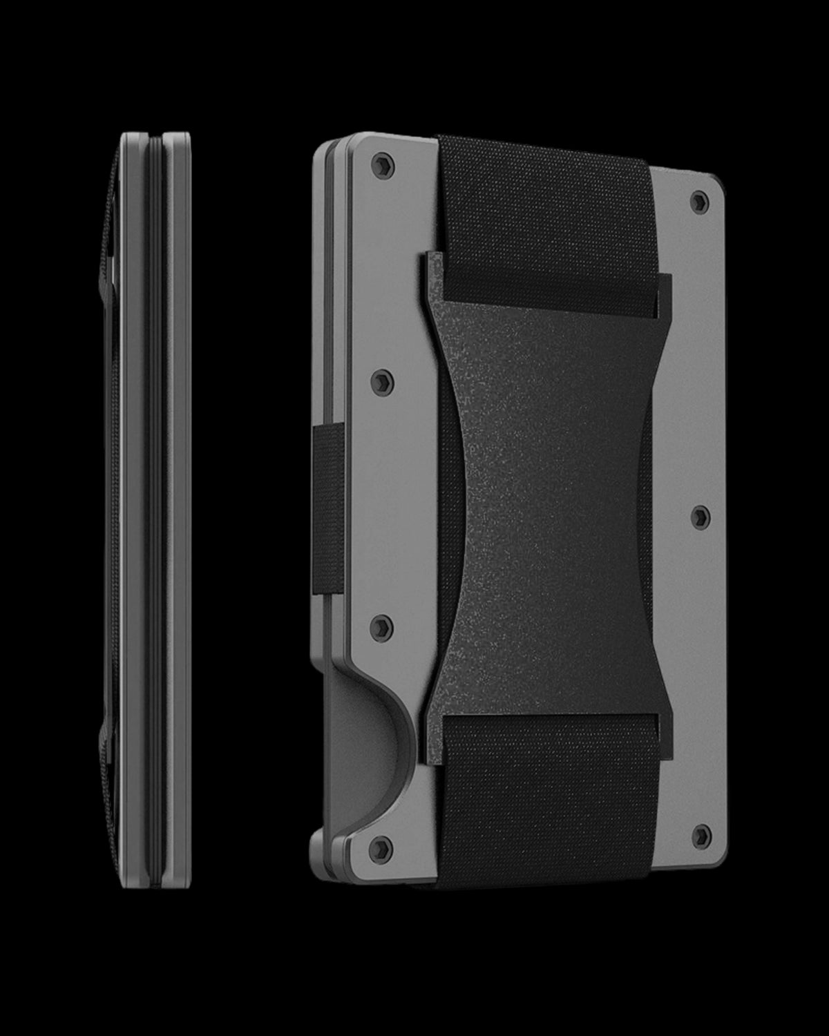 Porta-cartões em alumínio anti-RFID