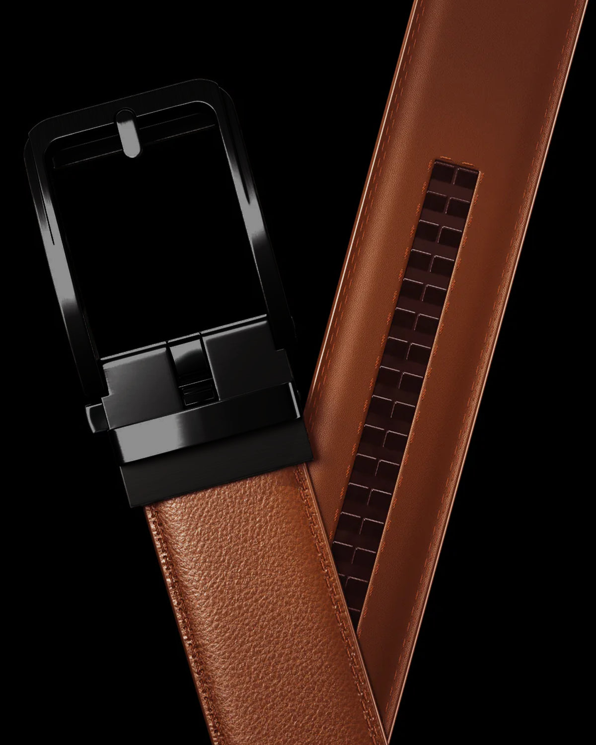 Cinto de couro ajustável Black edition